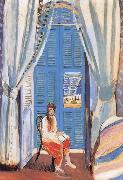 Henri Matisse French window before china oil painting artist